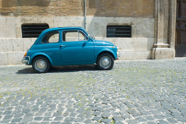 istock Baby blue car, Rome 94324127
