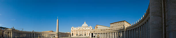 st bazylika piotra i placu, rzym - rome italy vatican st peters basilica zdjęcia i obrazy z banku zdjęć