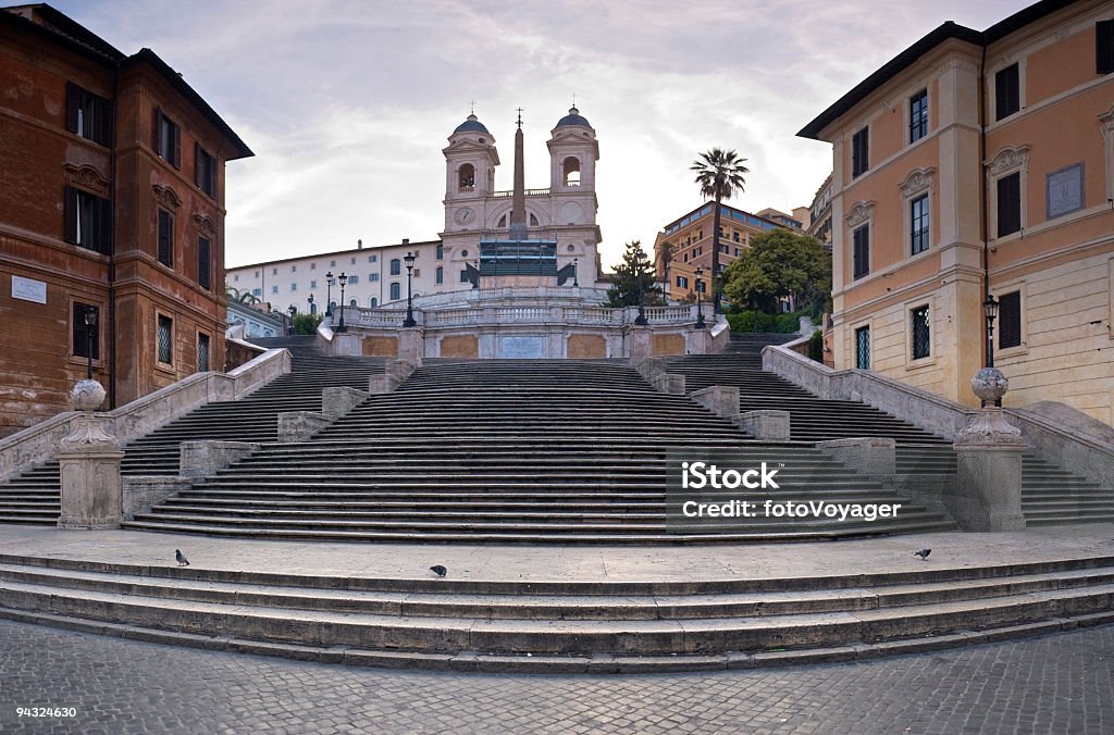 Spanische Treppe, Piazza di Spagna, Rom - Lizenzfrei Spanische Treppe Stock-Foto