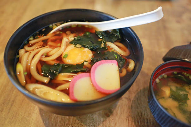istock Japanese udon noodles. 943267686