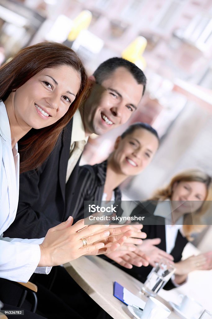 Business persone Battere le mani. - Foto stock royalty-free di Accordo d'intesa