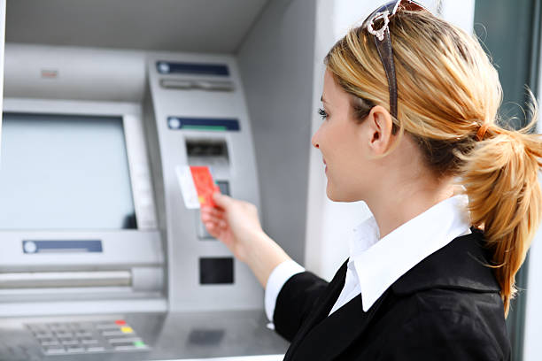 istock Woman with credit card. 94326847