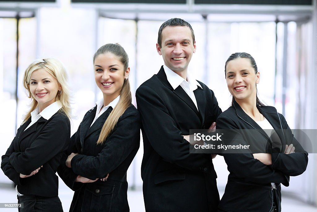 Gruppo di business di successo squadra. - Foto stock royalty-free di Adulto