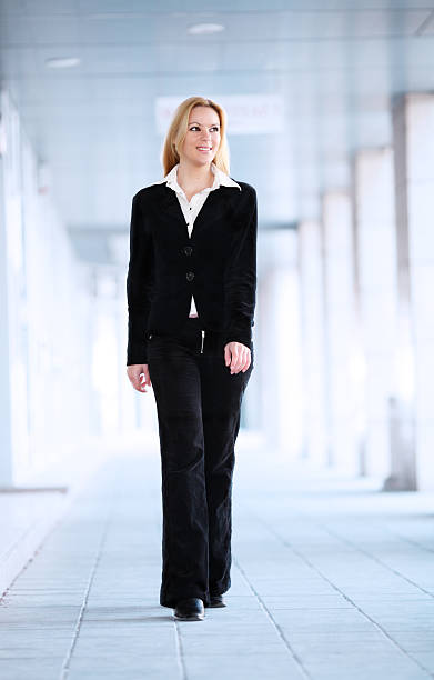 istock Business woman walking. 94328538