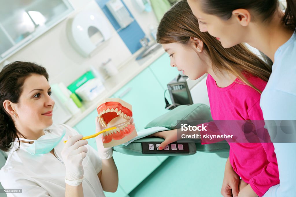 Besuchen Sie den Zahnarzt. - Lizenzfrei Kind Stock-Foto