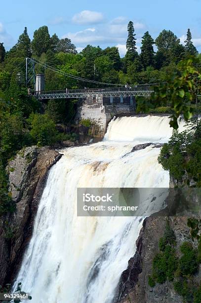 Montmorency Falls Stock Photo - Download Image Now - Bridge - Built Structure, Canada, Color Image