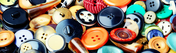 istock Background of sewing buttons 943296518