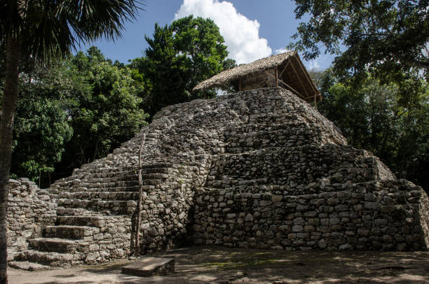 istock Paintings group at Coba, Mexico 943297218