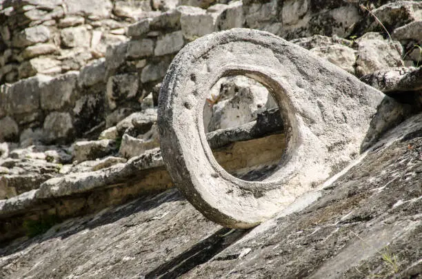 Coba archaeological site at Mexico