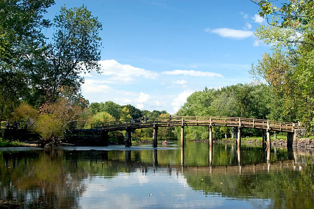 Old North Bridge  concord massachusetts stock pictures, royalty-free photos & images