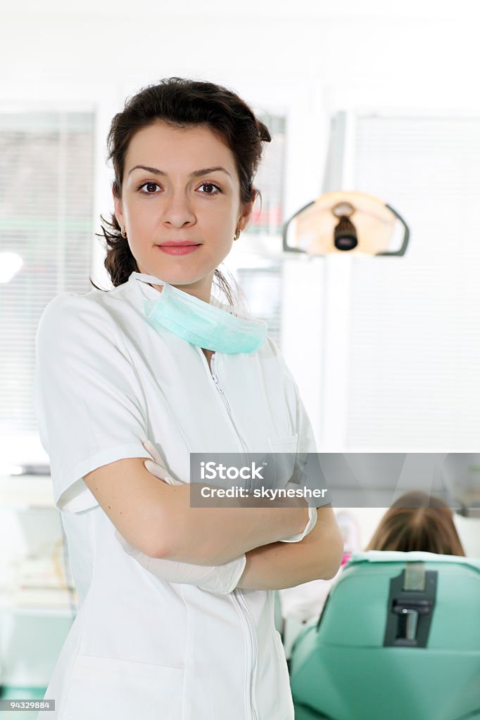 Dentista feminina. - Royalty-free Higiene Dental Foto de stock