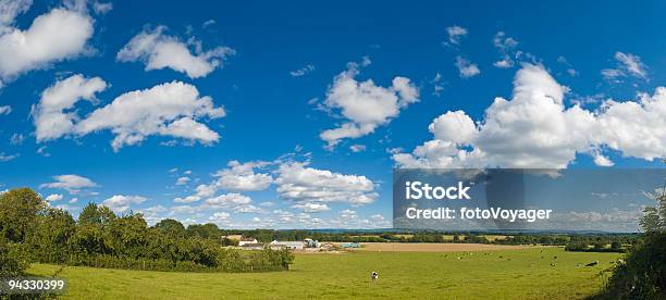 Wielkie Niebo Nad Farm I Pole - zdjęcia stockowe i więcej obrazów Cumulus - Cumulus, Niebo - Zjawisko naturalne, Wielki