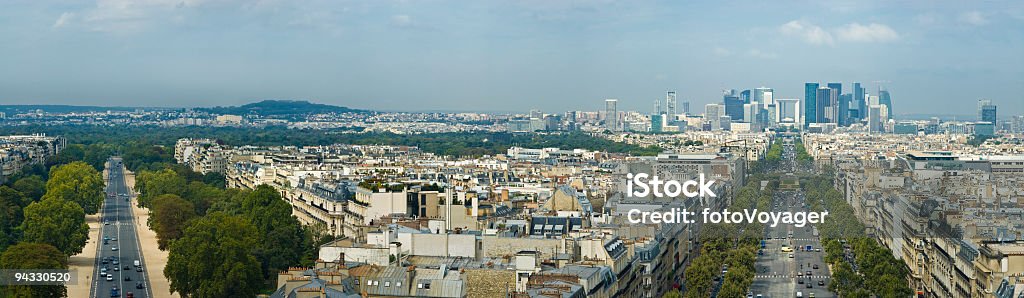 Avenues and skyscrapers, Paris  Apartment Stock Photo