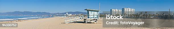 Spiaggia Di Santa Monica Venezia La - Fotografie stock e altre immagini di Ambientazione esterna - Ambientazione esterna, Bellezza naturale, Blu