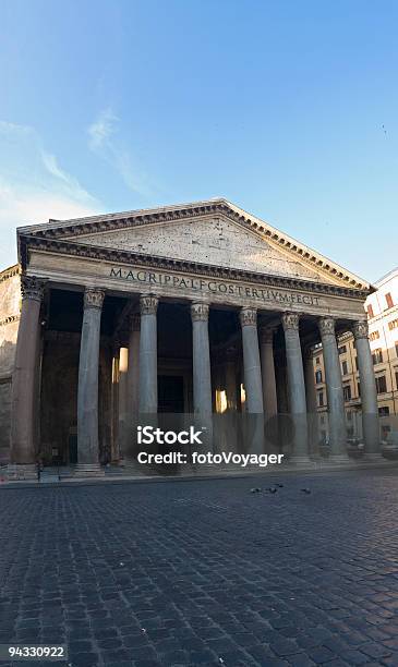 Pantheon Roma - Fotografie stock e altre immagini di Ambientazione esterna - Ambientazione esterna, Antica Roma, Antica civiltà