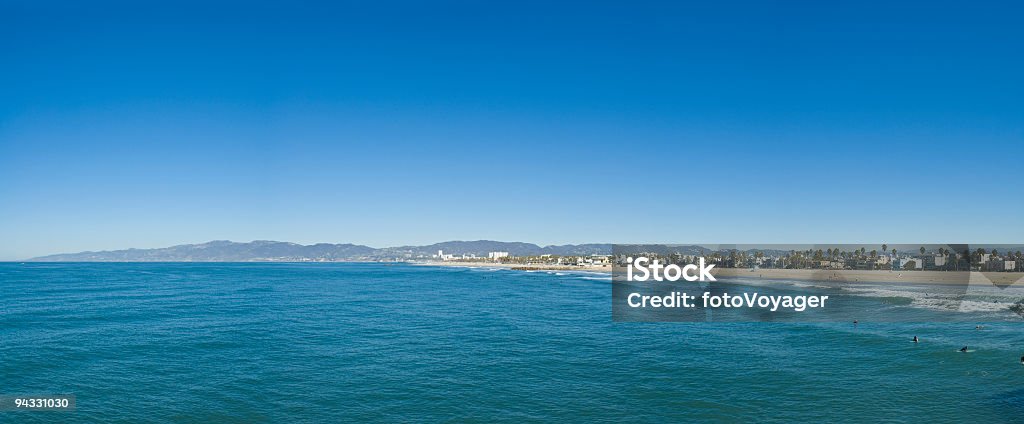 Bleu plage du Pacifique - Photo de Comté de Los Angeles libre de droits