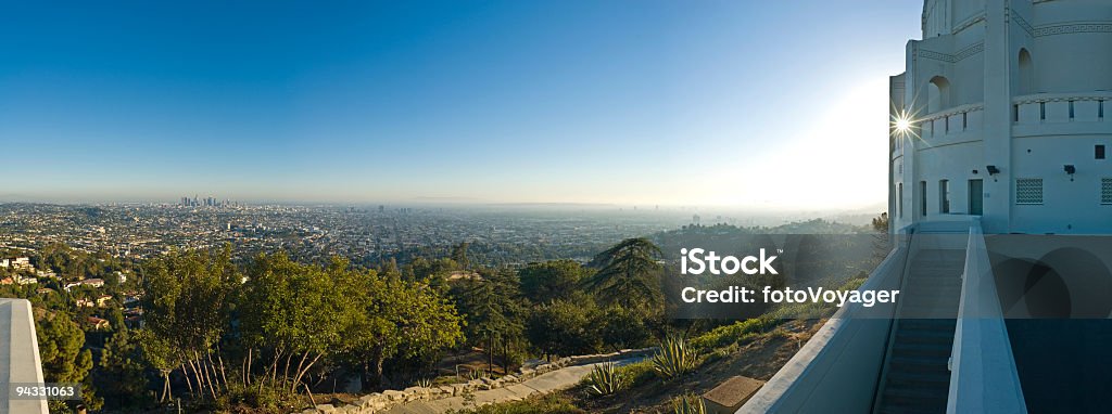 Panorama de starburst de LA - Foto de stock de Aire libre libre de derechos
