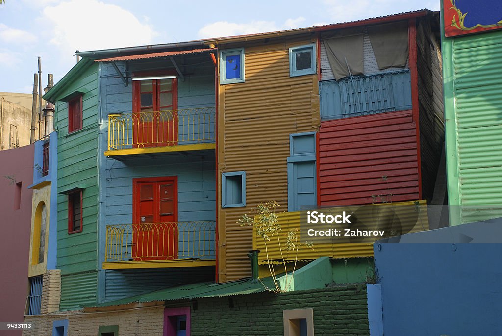 Casa colorida em Buenos Aires. - Royalty-free Buenos Aires Foto de stock