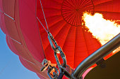 Going up in a red balloon