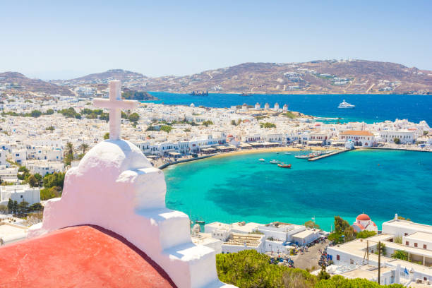 istock view on Mykonos island, Cyclades, Greece 943319474