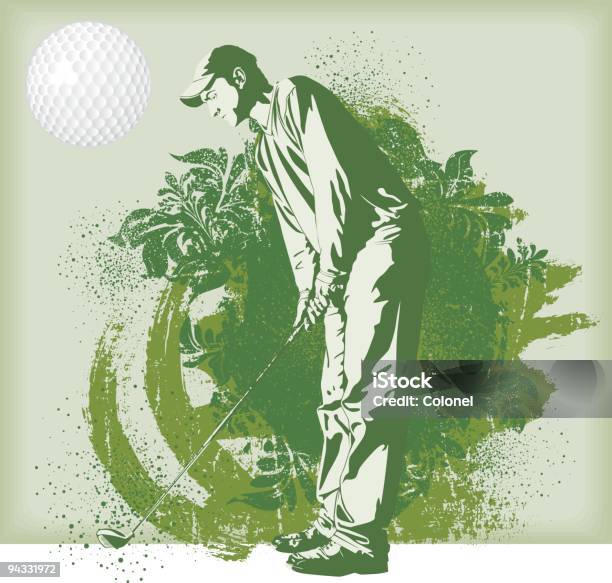 Sports People Golf Stock Illustration - Download Image Now - Golf, Golf Course, In Silhouette