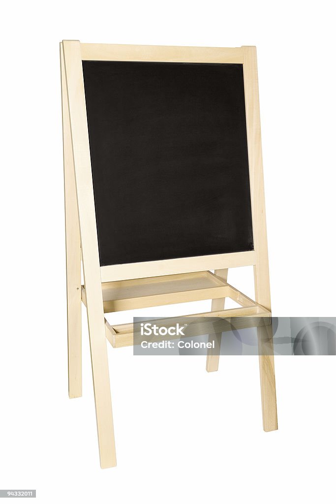 Chalkboard (Tracé de détourage - Photo de Chevalet de peintre libre de droits