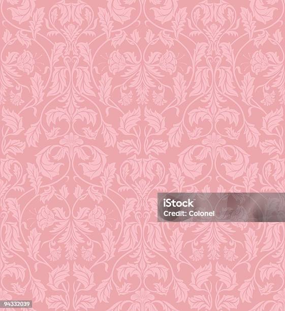 Rosa Hintergrund Seamless Stock Vektor Art und mehr Bilder von Bildhintergrund - Bildhintergrund, Blume, Blumenmuster