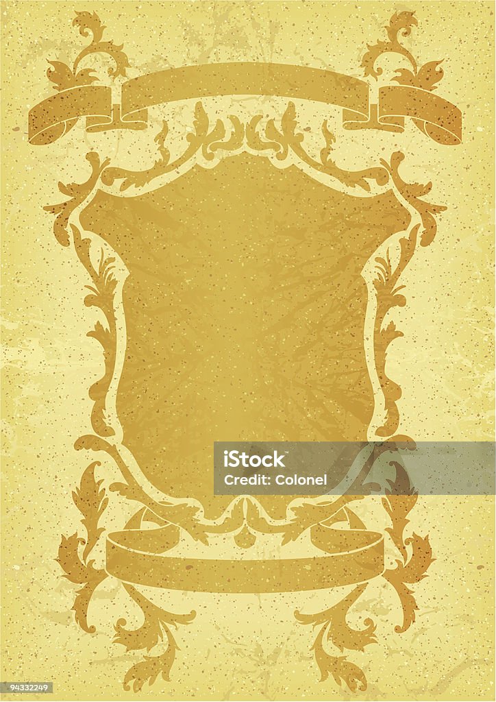 Grunge Shield Fade  Antique stock vector