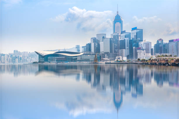 istock Victoria Harbour building group in Hongkong 943323002