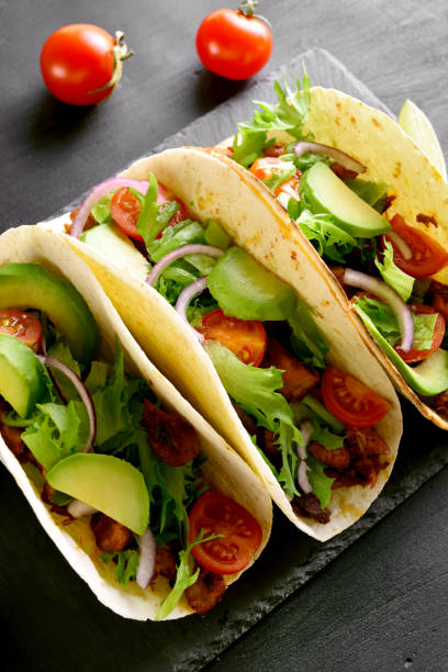 istock Tacos with meat and vegetables 943323182