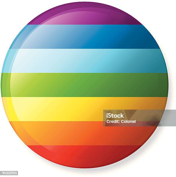 Gay Pride Revers Mit Knopf Stock Vektor Art und mehr Bilder von Abzeichen - Abzeichen, Farbbild, Icon