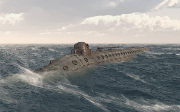 istock Submarine from the American Civil War 943347412