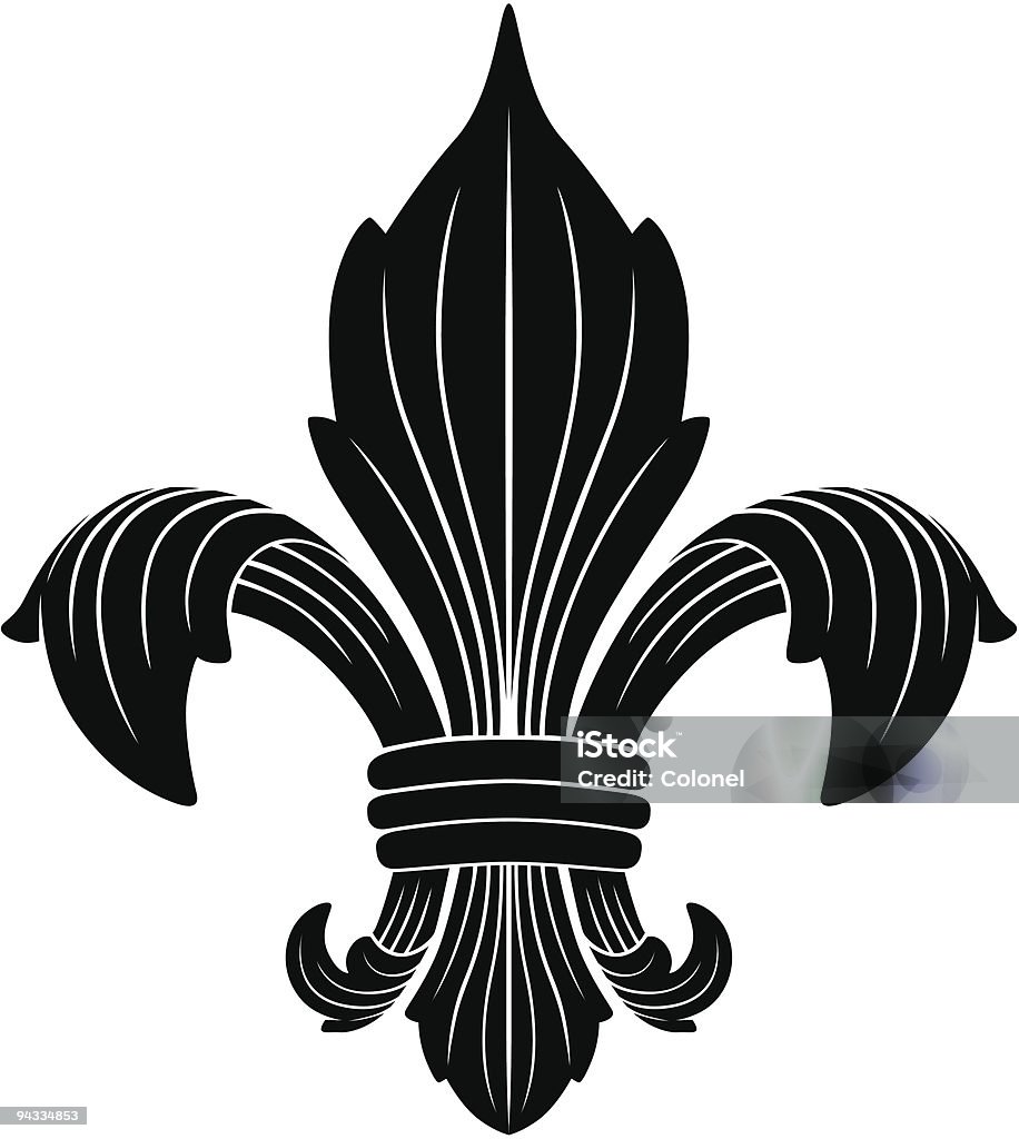 Fleur De Lys - clipart vectoriel de Fleur de lys libre de droits