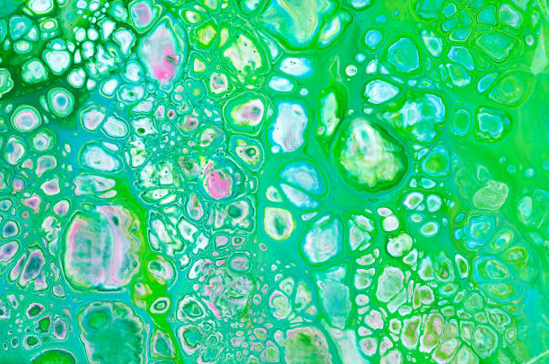 istock Fluid Art. Abstract colorful background, wallpaper. Mixing  paints. Modern art. Marble texture 943359194