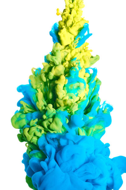 istock ink in the water. A splash  paint. Abstract background color 943359360
