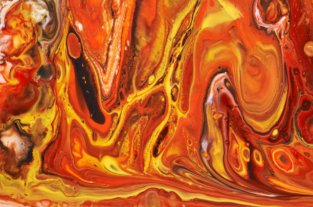 istock Fluid Art. Abstract colorful background, wallpaper. Mixing  paints. Modern art. Marble texture 943359384