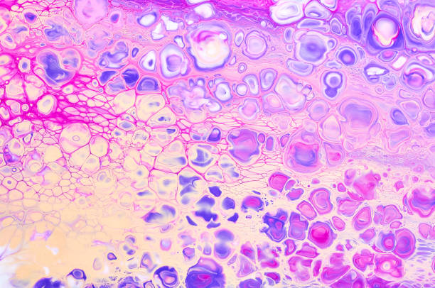 istock Fluid Art. Abstract colorful background, wallpaper, texture. Mixing  paints. Modern art. Marble texture 943359484