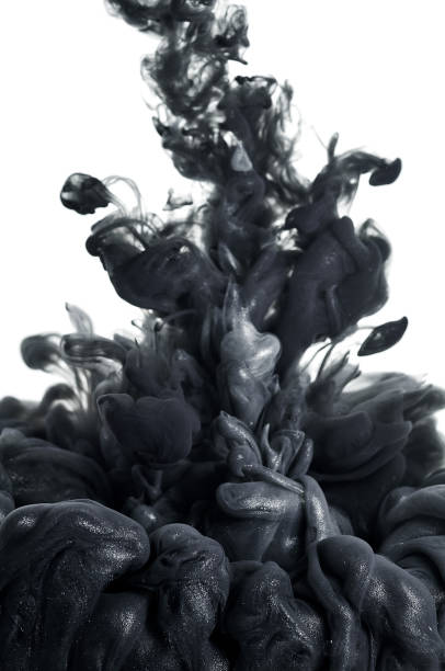 istock ink in the water. A splash  paint. Abstract background color 943363860
