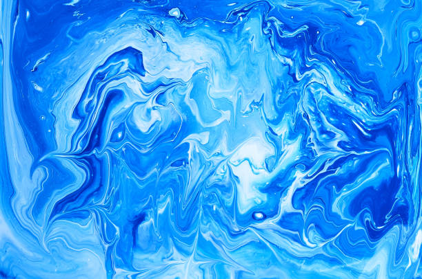 istock Fluid Art. Abstract colorful background, wallpaper, texture. Mixing  paints. Modern art. Marble texture 943364576