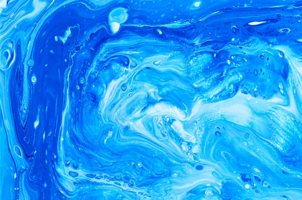 istock Fluid Art. Abstract colorful background, wallpaper, texture. Mixing  paints. Modern art. Marble texture 943365036