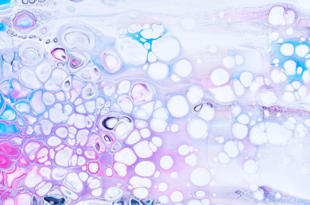 istock Fluid Art. Abstract colorful background, wallpaper. Mixing  paints. Modern art. Marble texture 943367902