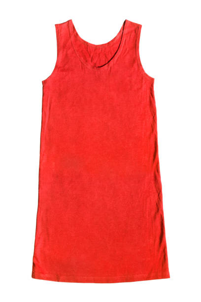 istock Red dress isolated 943372234