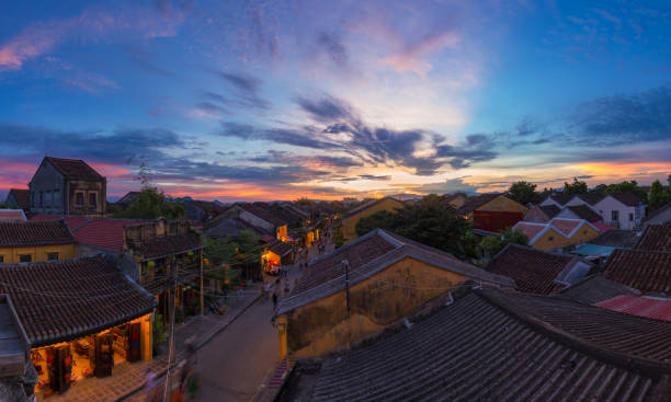istock Hoian from highview in sunset, Quang Nam, VietNam 943408406