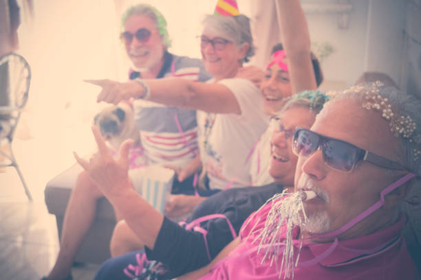 istock celebration at home for group of mixed age 943421028