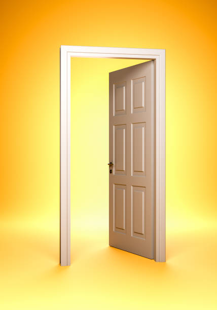 istock Open Door and Door Jamb 943424798