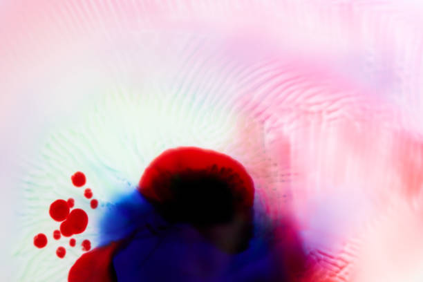 istock Texture of ink in water, background 943438286