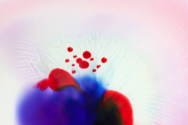 istock Texture of ink in water, background 943438298