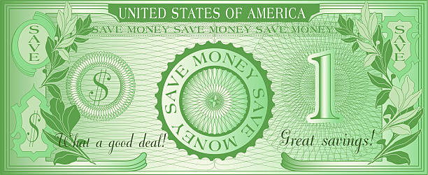 illustrations, cliparts, dessins animés et icônes de bill d'économiser de l'argent de dollars américains - currency dollar us paper currency one dollar bill