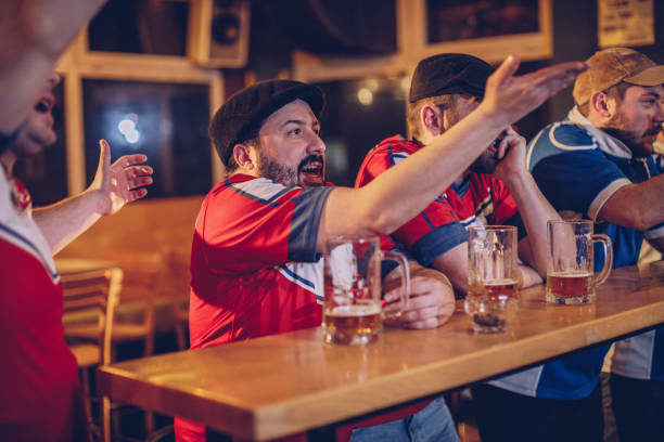 istock Sport fans in pub 943446882