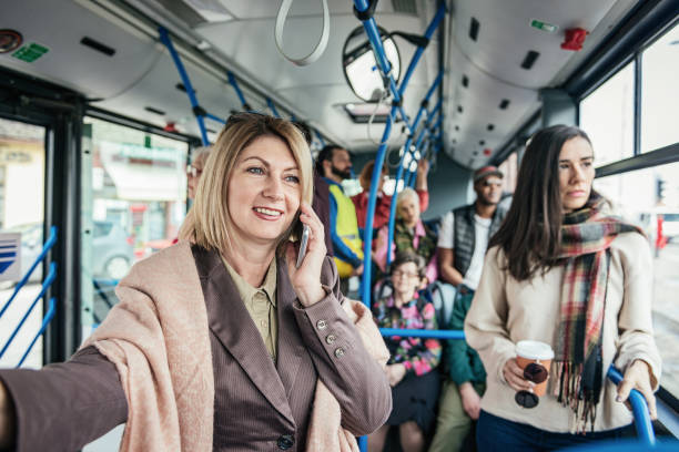 istock Important business conversation during traveling 943449340